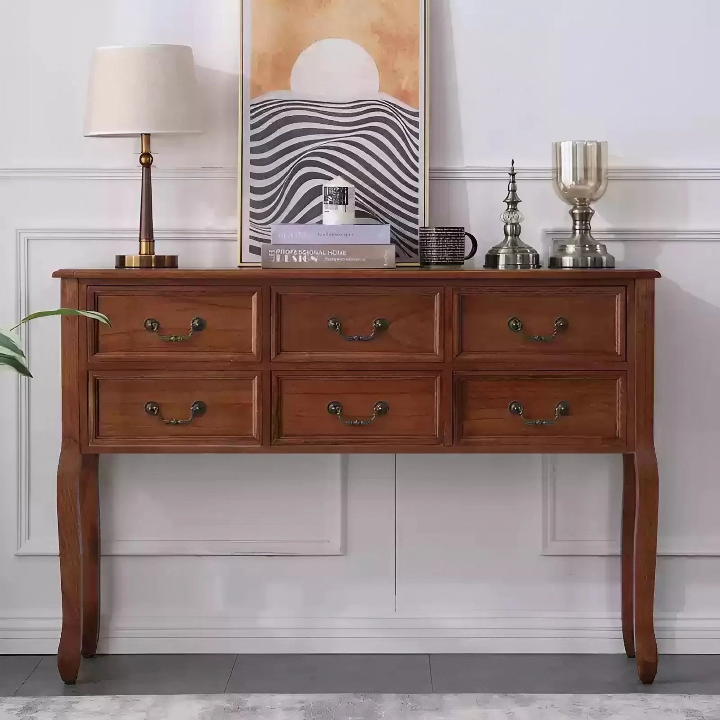 Solid Wood Sideboard Porch Cabinet Storage Cabinet