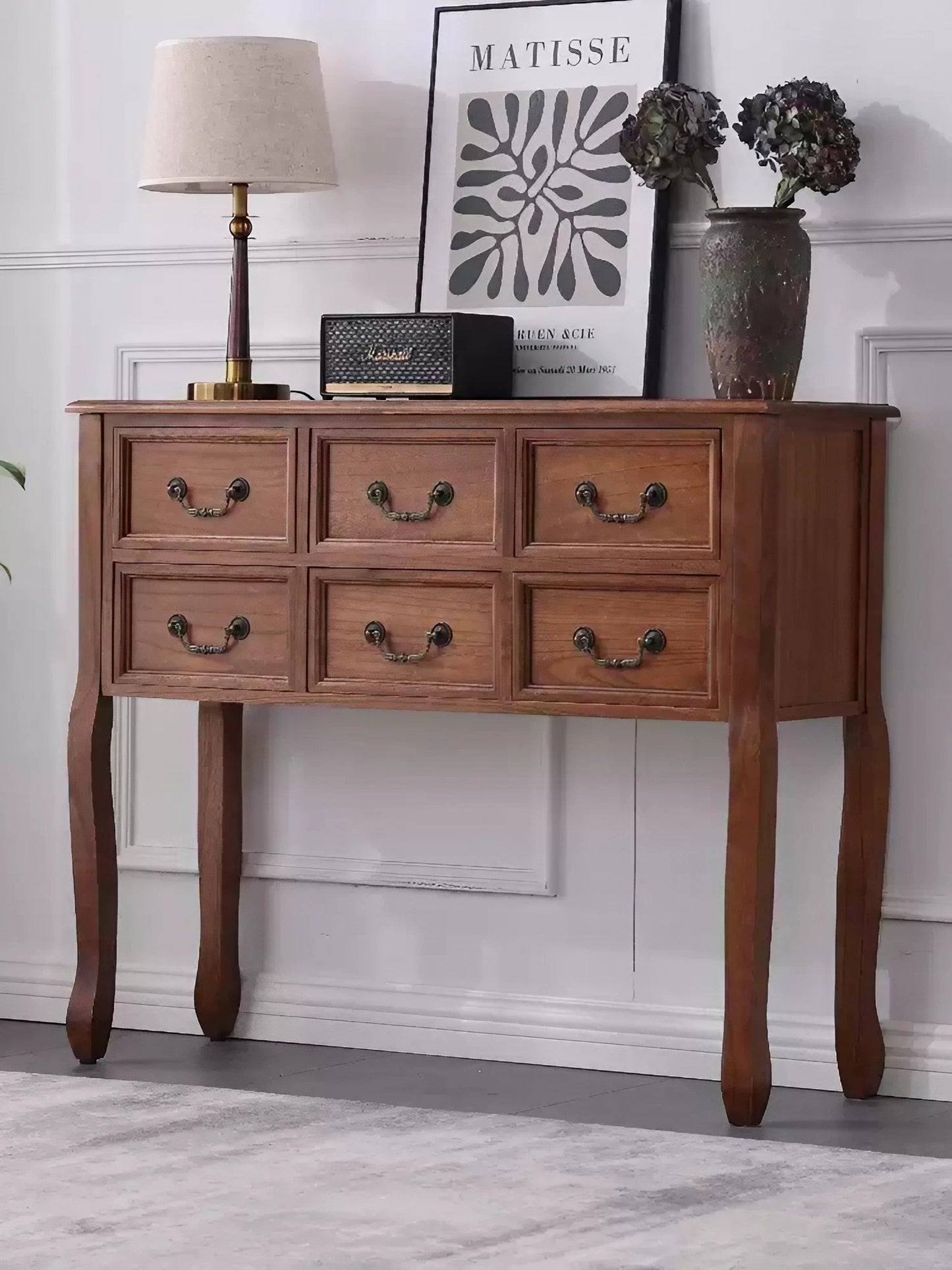 Solid Wood Sideboard Porch Cabinet Storage Cabinet