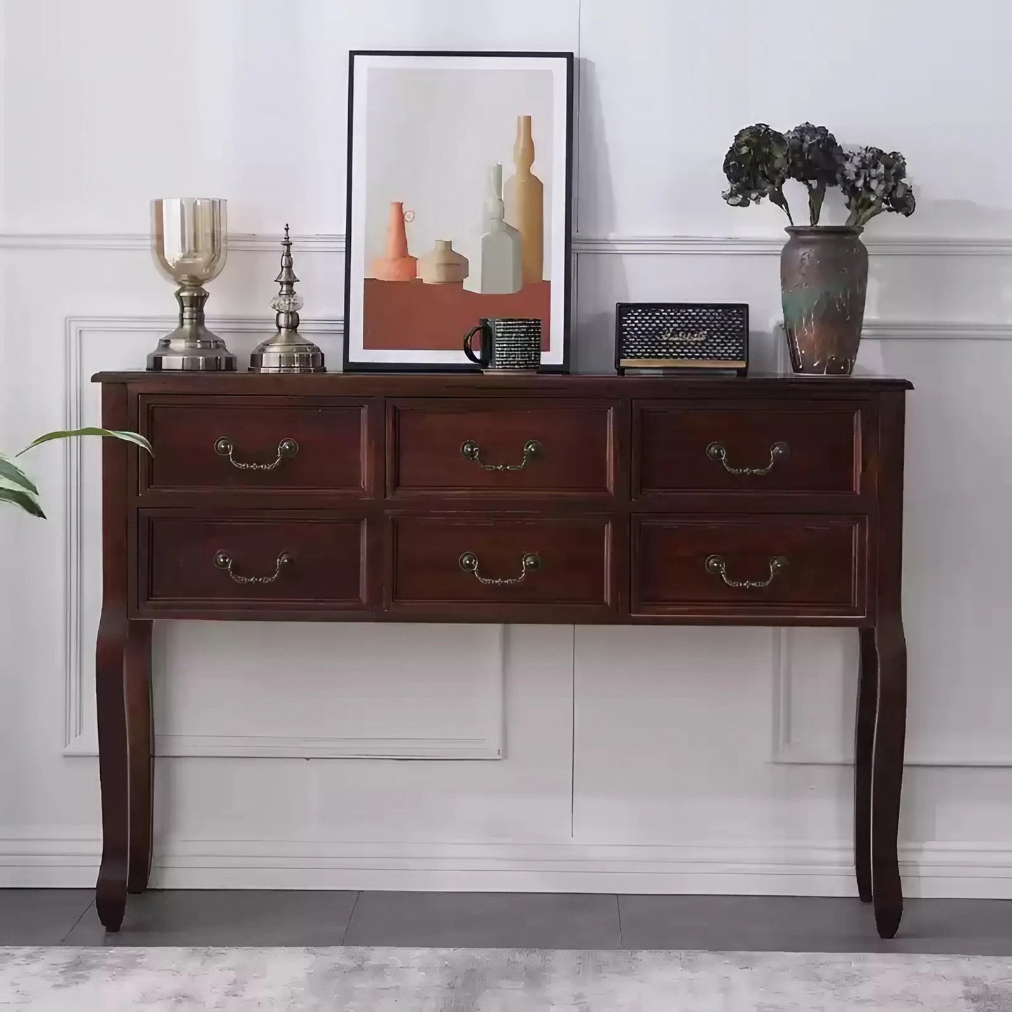 Solid Wood Sideboard Porch Cabinet Storage Cabinet